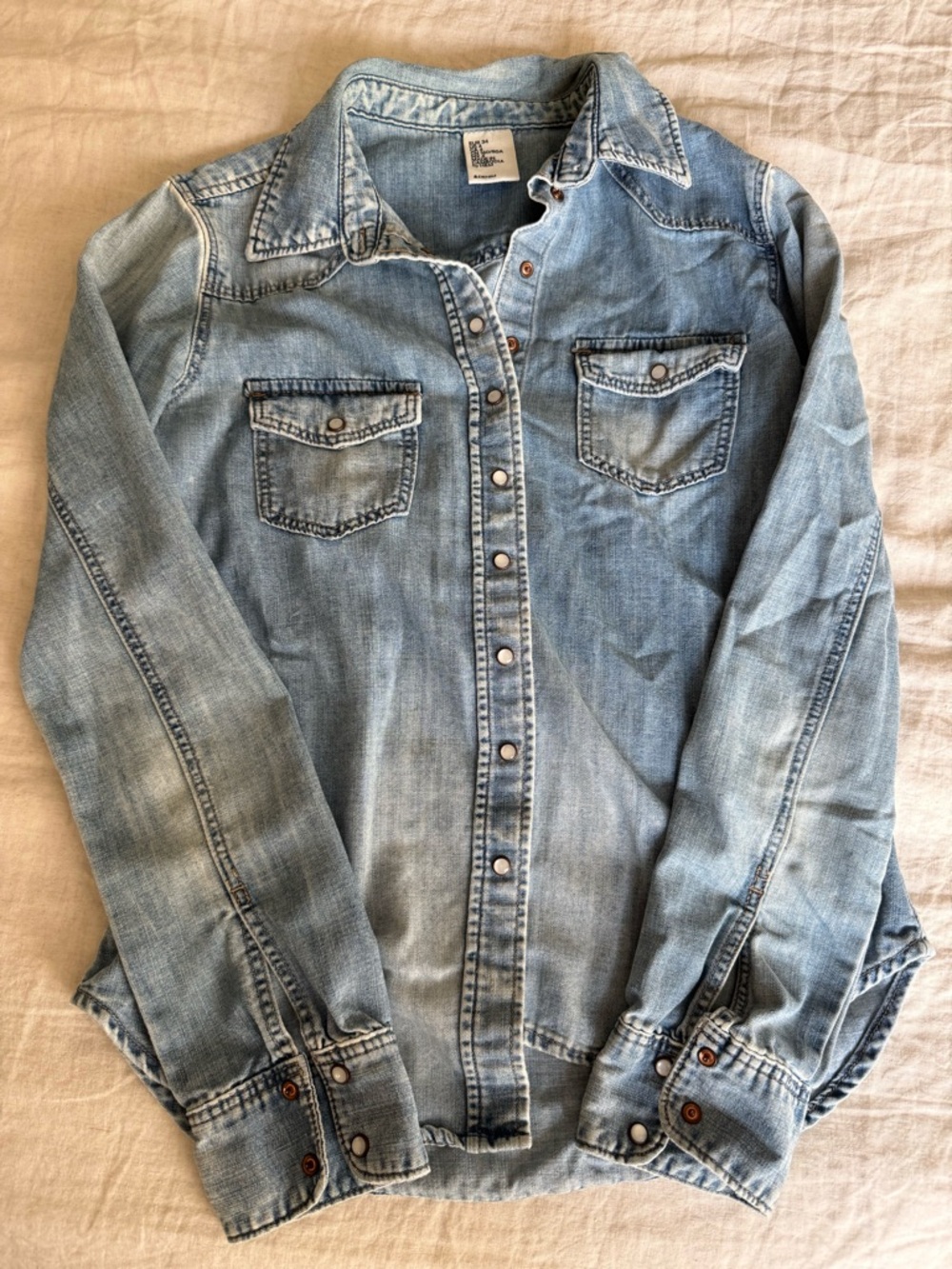 H&M Light Blue Women’s Denim Shirt